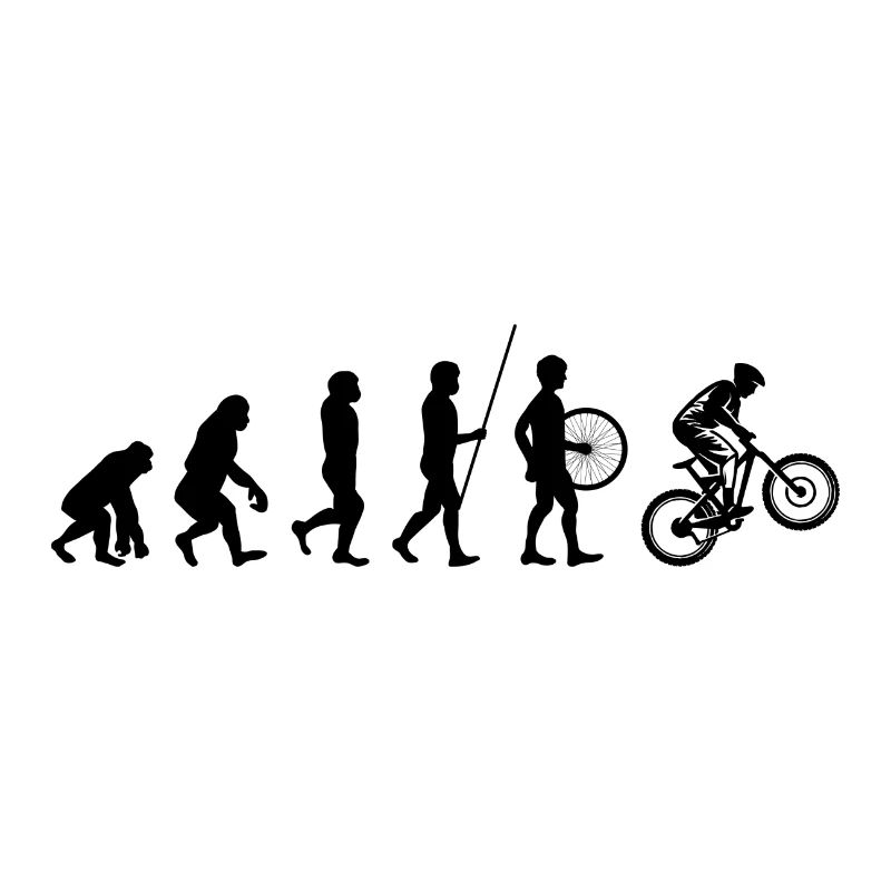 Evolution Bike Bicycle Gift