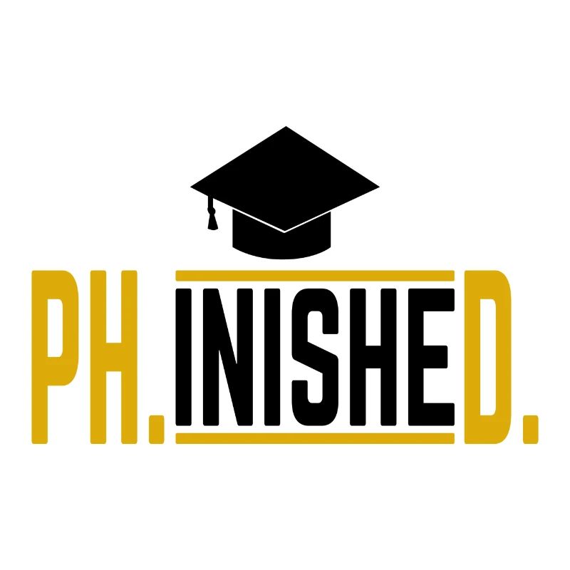 Phinished Phd Doktor Abschluss Geschenk