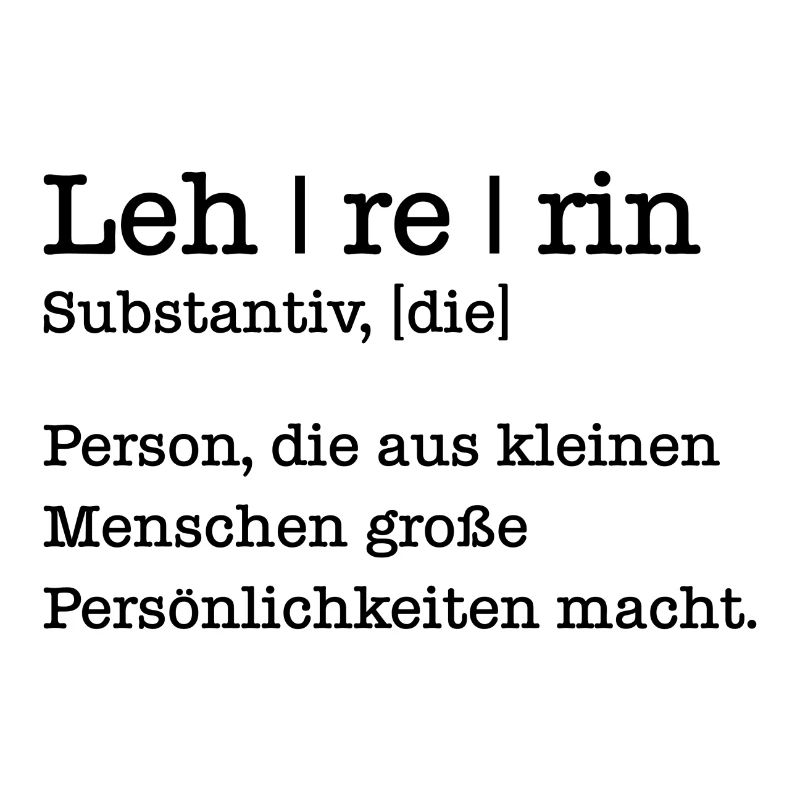 Lehrerin Geschenk Student Schule