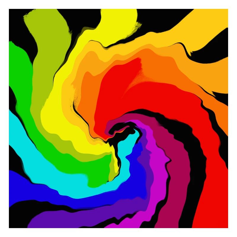 Je suis I diversité de couleurs abstrait