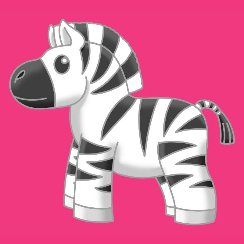Süßes kleines Zebra