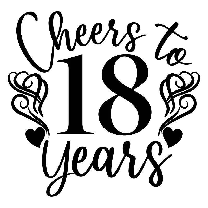 Vive le 18e anniversaire de 18 ans