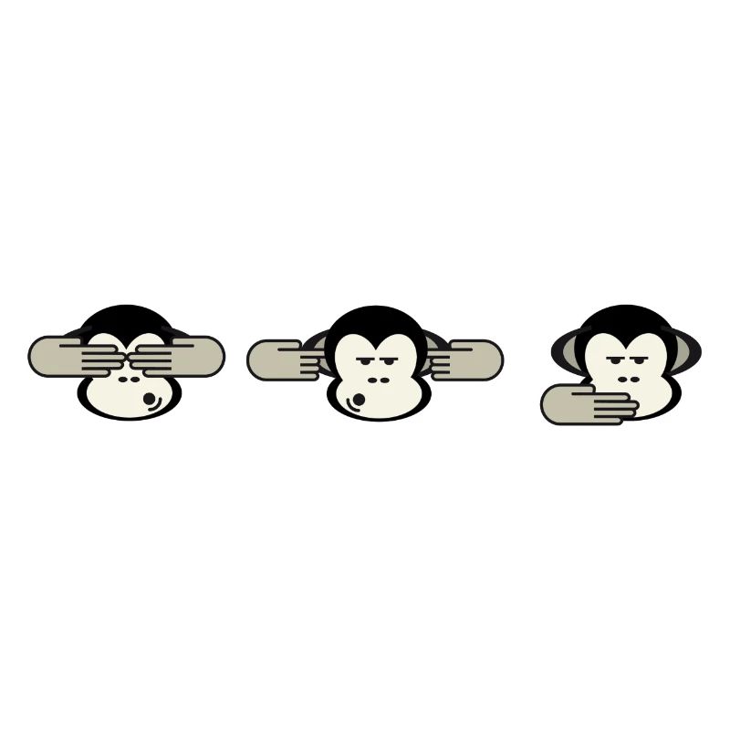 3 monkeys