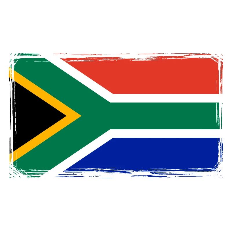 Afrique du Sud Drapeau africain Drapeau sud-africain