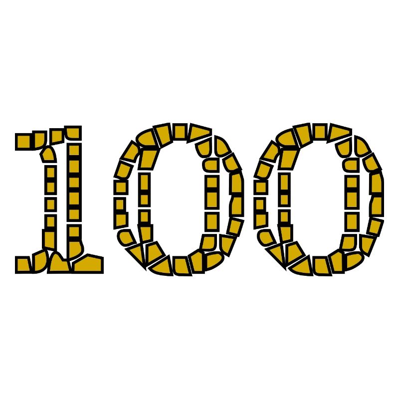 100. 100 ANS. 100e ANNIVERSAIRE. ANNIVERSAIRE 100 