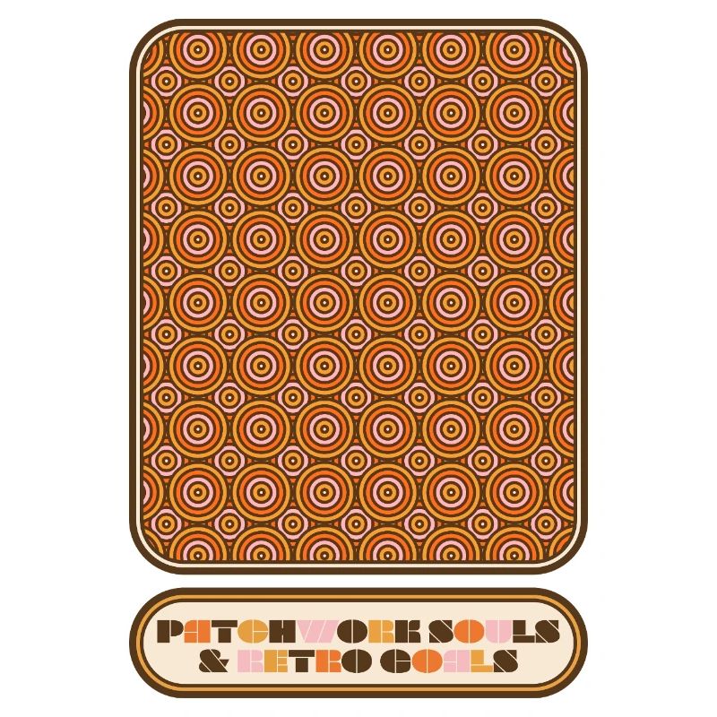 Patchwork Souls & Retro Goals – 70s Pattern
