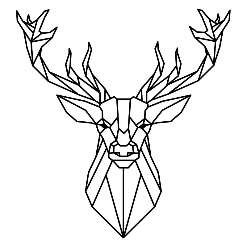 Geometric deer