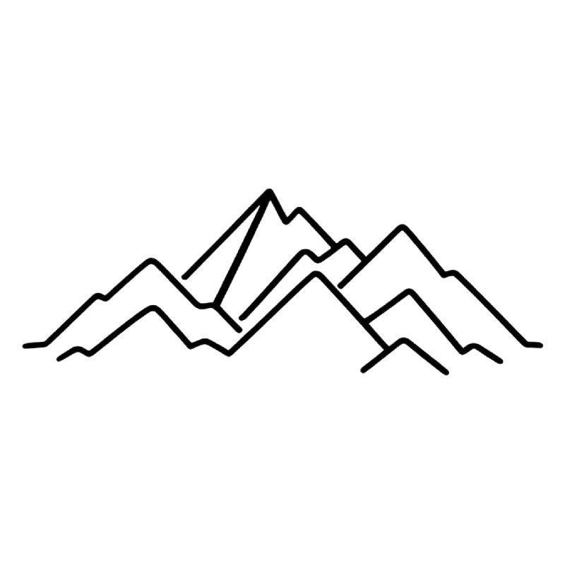 Gebirge Lineart