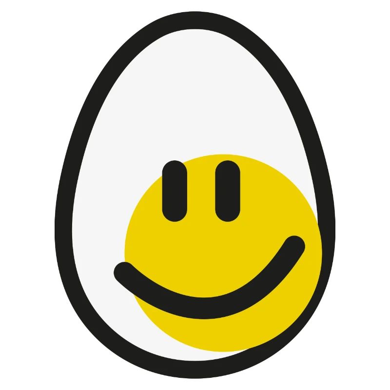 smiley egg illustration