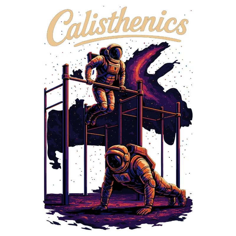 Calisthenics Astronaut Dips Push-ups Gift