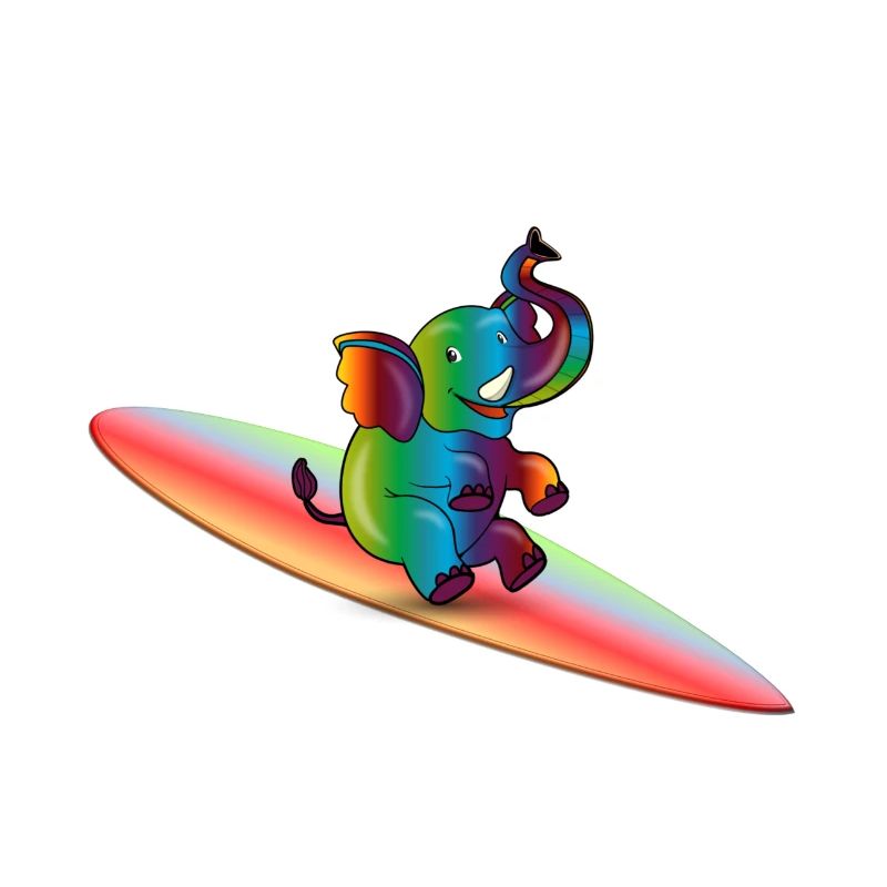 surfin 'elephant