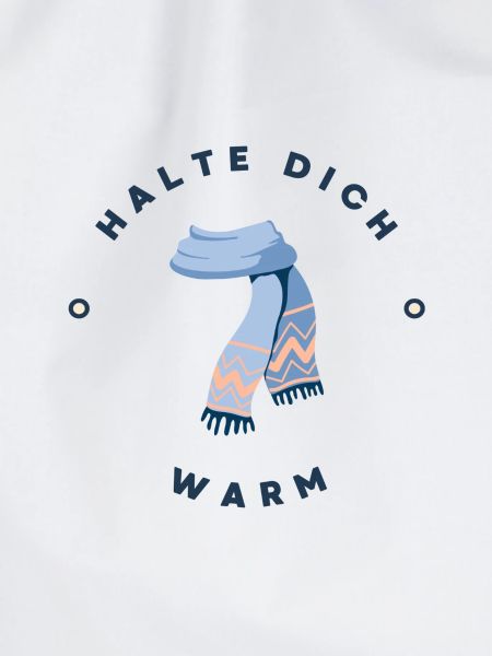 Halte dich warm