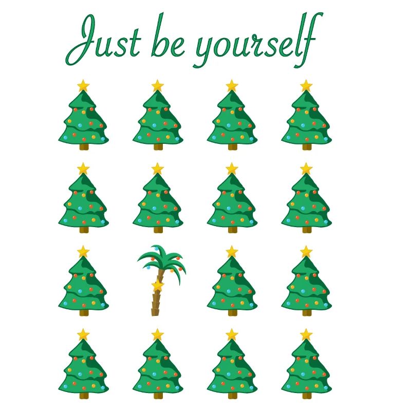 Christmas Trees and Palm