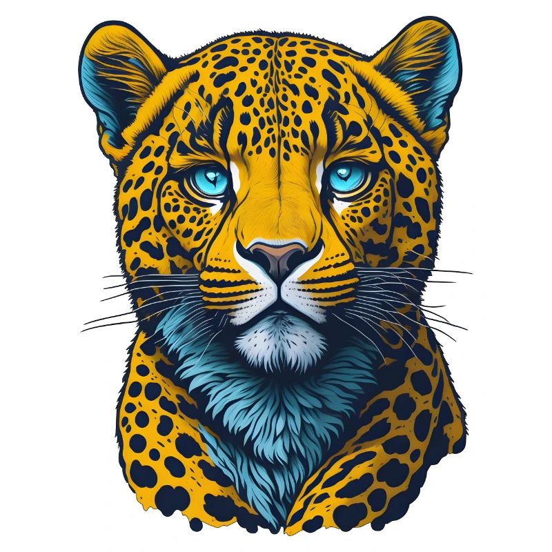 Leopard I Raubkatze der Savanne Afrikas I Geschenk
