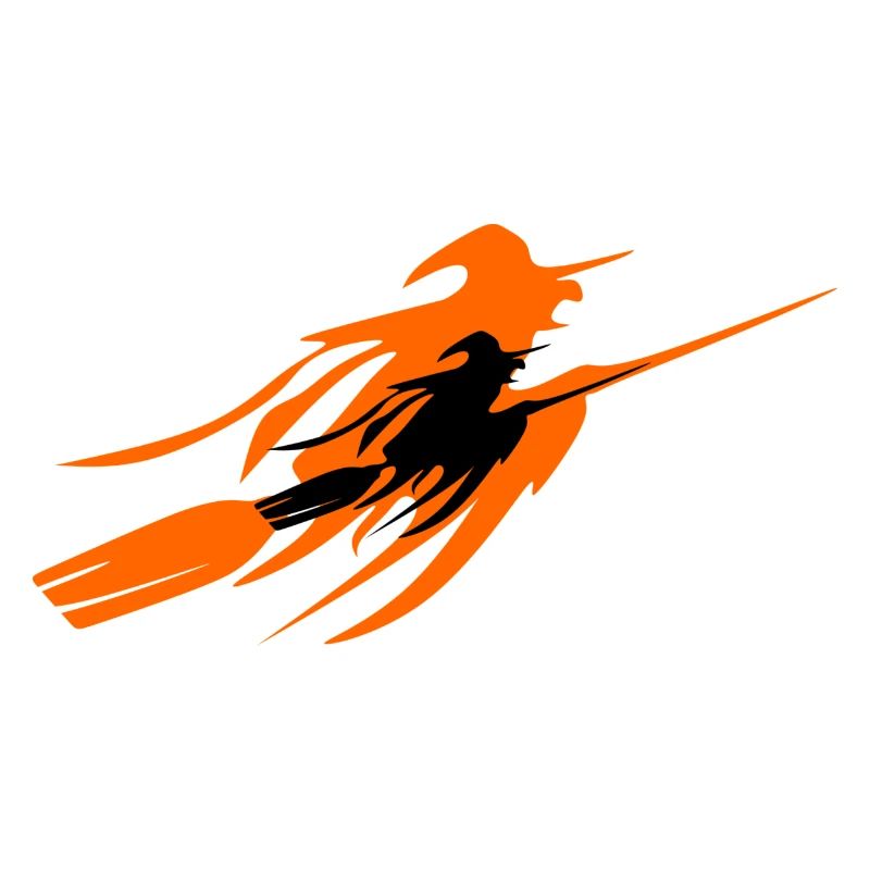 Black witch - orange