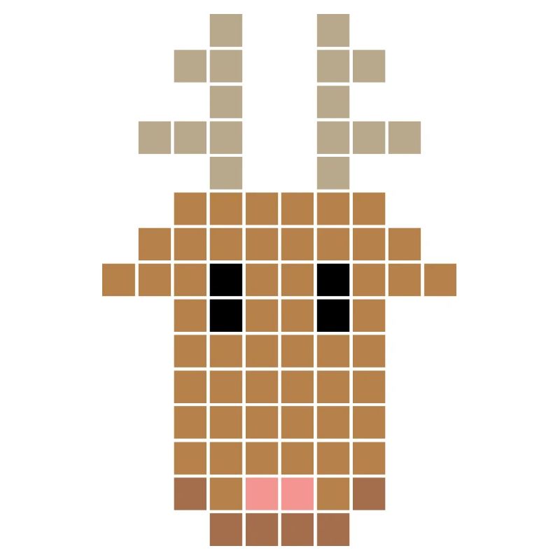 pixel reindeer