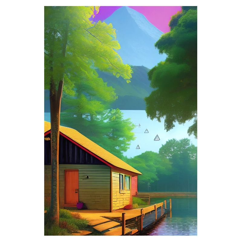 Charming lakeside cabin