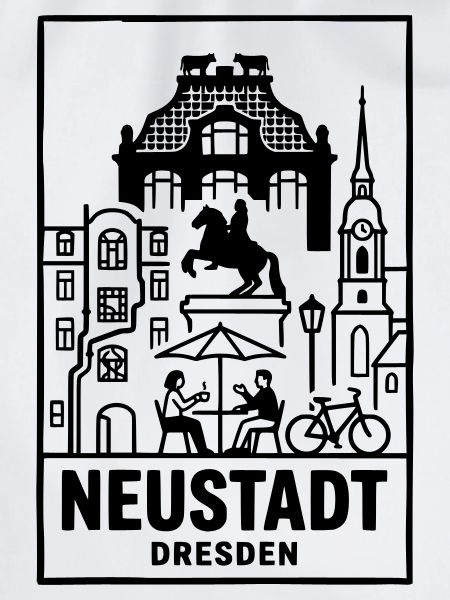 Dresden Neustadt Silhouette