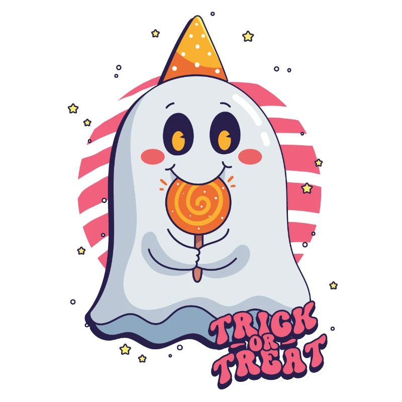 Süsses oder Saures Halloween Geist