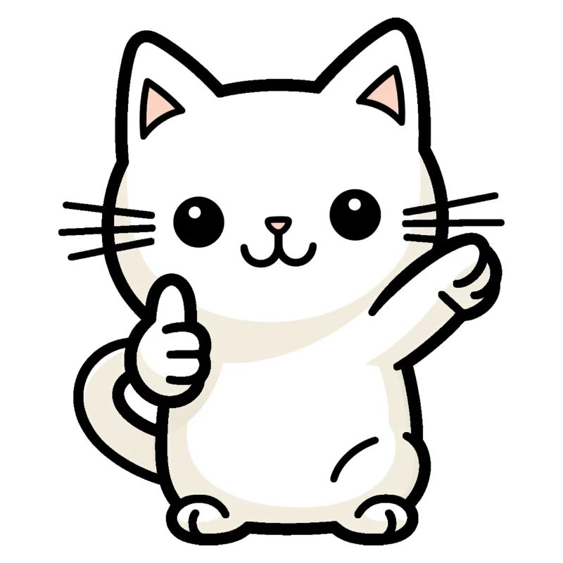 Katze - Dabbende Katze