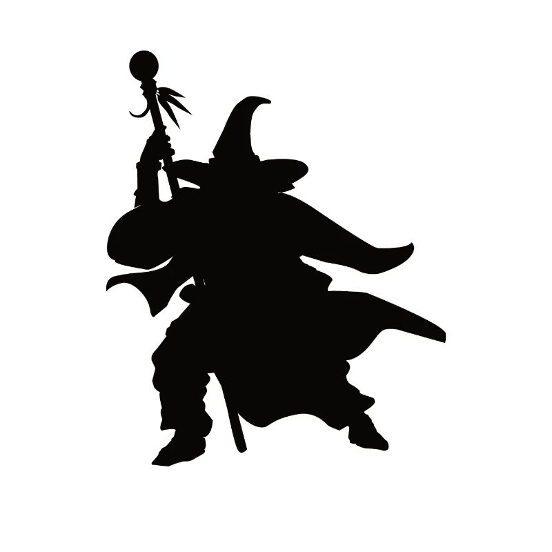 Conception de Silhouettes de magicien magicien