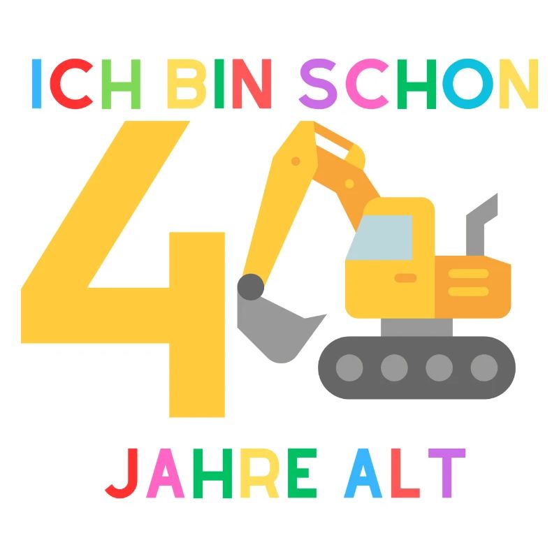 Ich bin 4 Junge Bagger