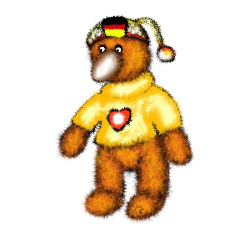 Teddybär mit Pulli