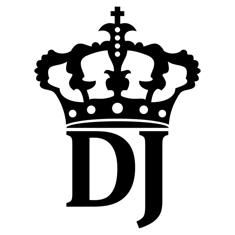 DJ crown logo