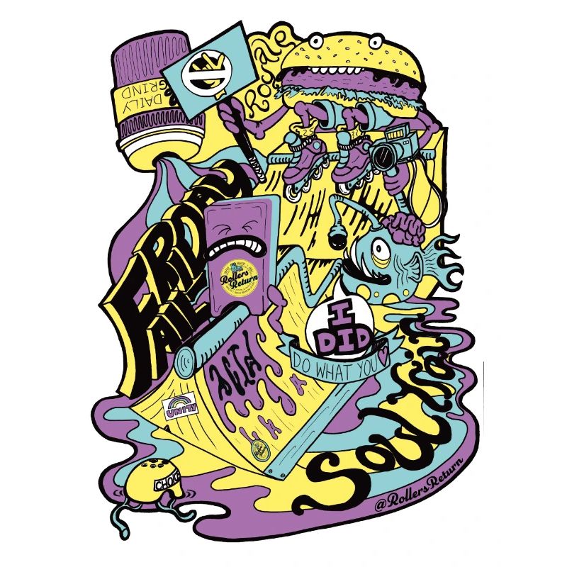 LTD EDITION - Rollers Mashup par Ross Couchman