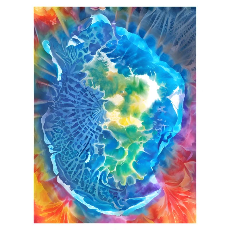 Regenbogen Batik-Mayotte