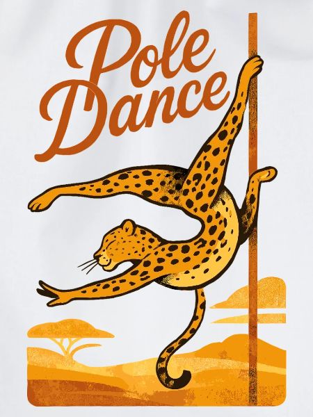 Pole Dance Leopardin Poledancerin Geschenk
