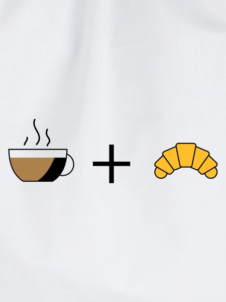 Coffee and croissant