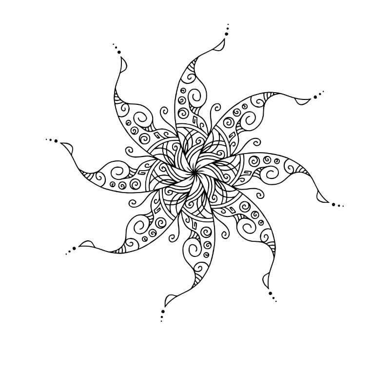 Rotating Mandala