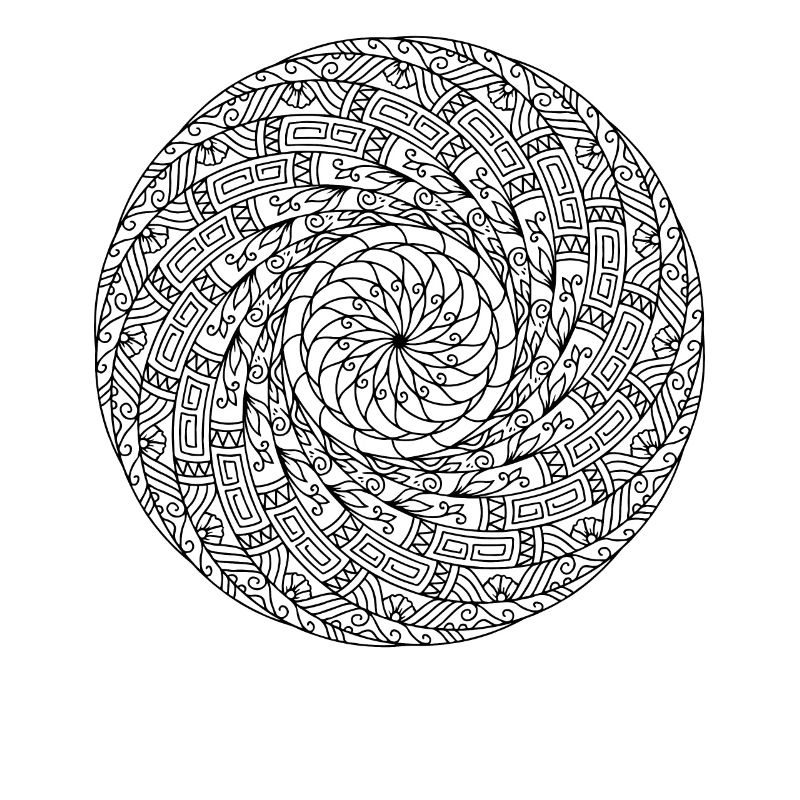 Rotating Mandala