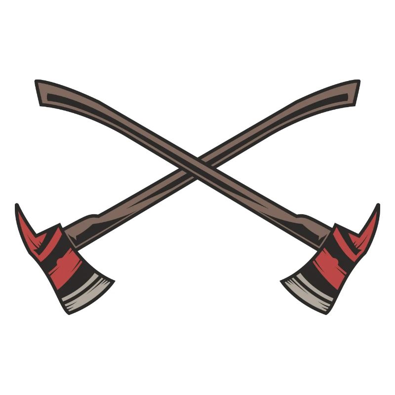 Fire brigade axes crossed