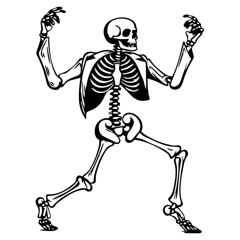 Dancing skeleton