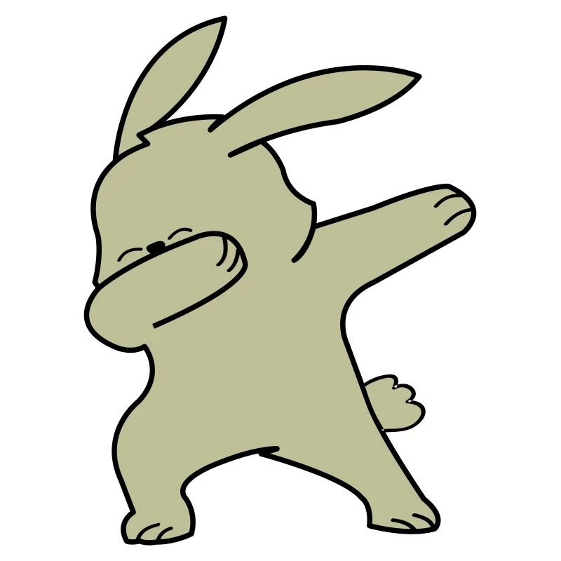 Dabbing Lapin