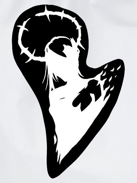 Barbed Halo Silhouette