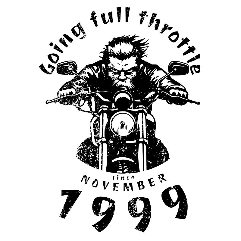 25. Geburtstag Going full throttle since 11/1999
