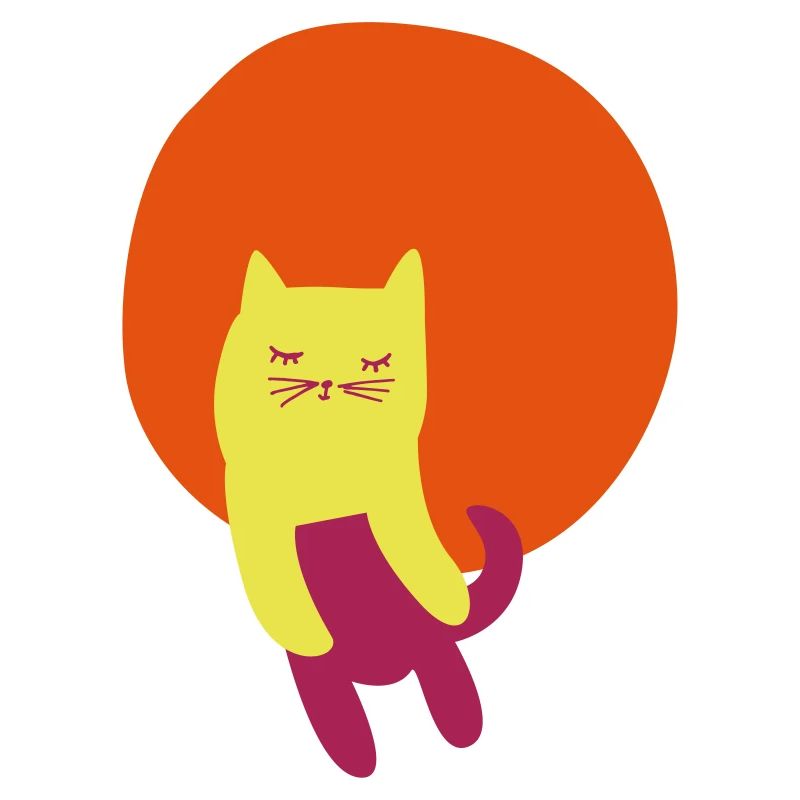 süsse Katze Punkt