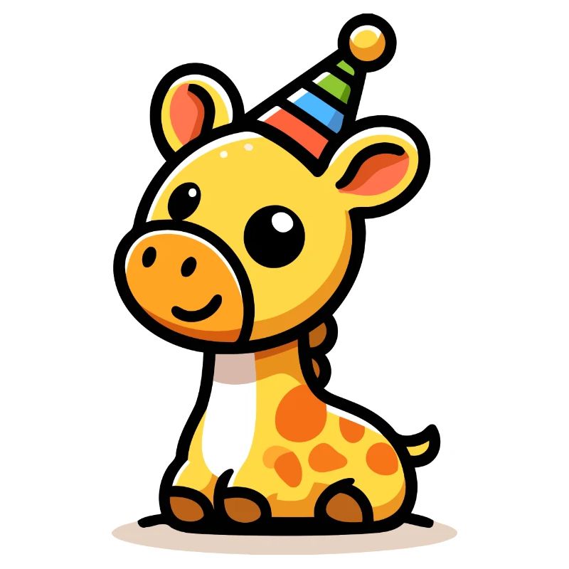 Partyspots: Die feierliche Giraffe