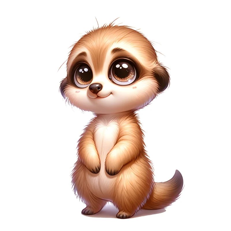 kleines süßes Erdmännchen