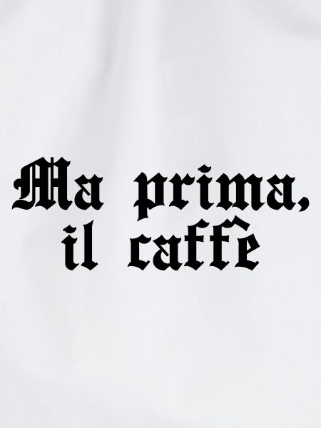 Ma prima, il caffè