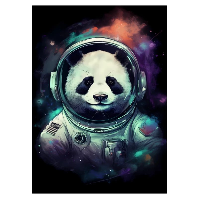 Panda Astronaut Galaxy