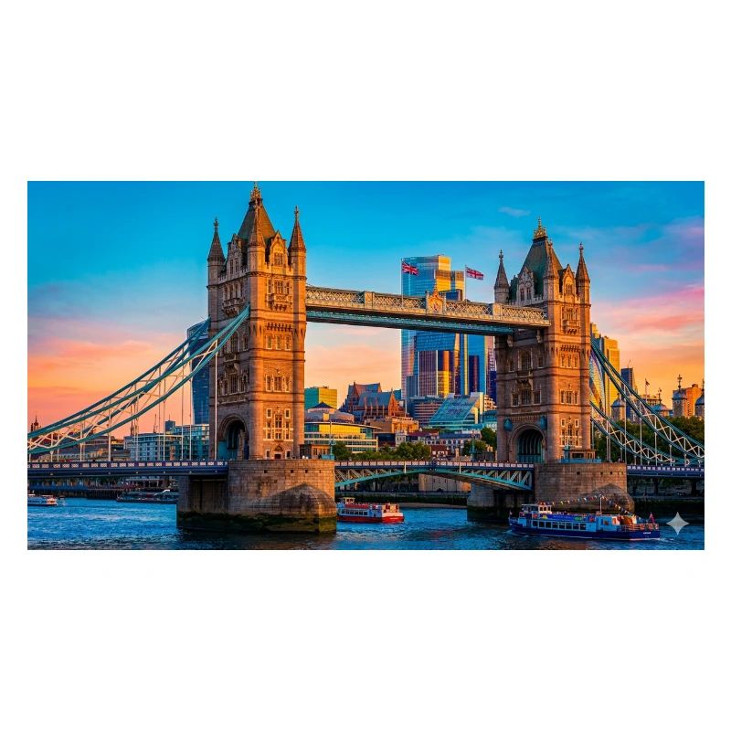 Tower Bridge Sunset Print
