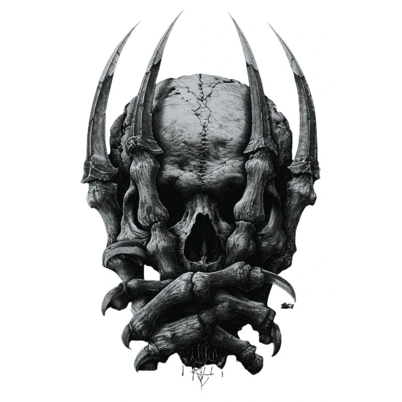 Dark Gothic Skull