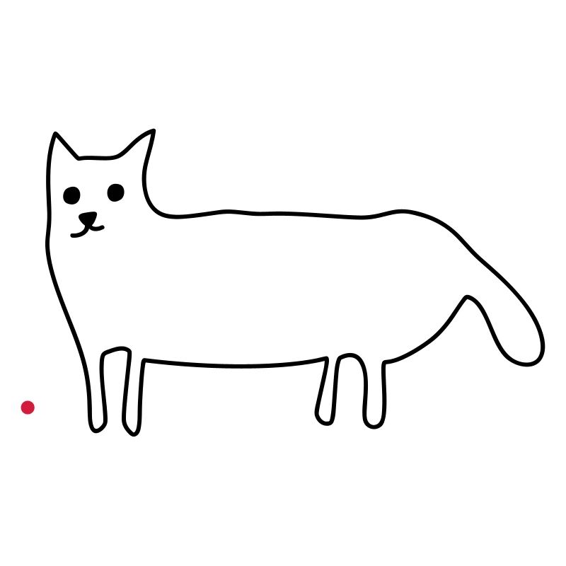 Katze mit Laserpointer