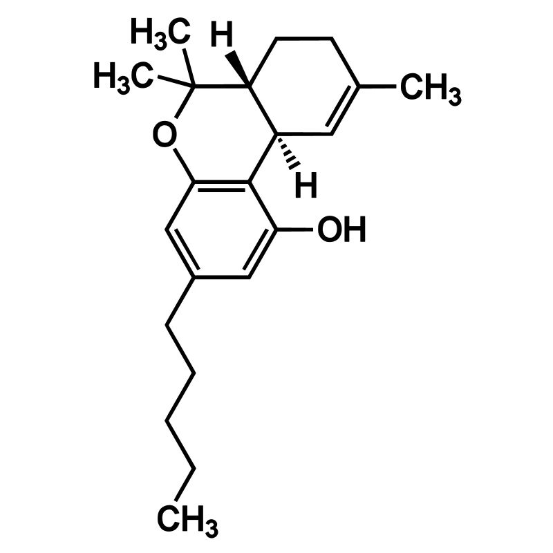 THC Tetrahydrocannabinol Molecule Cannabis