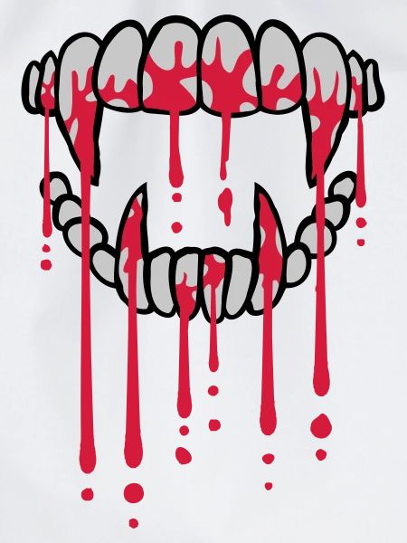 Blood drops vampire