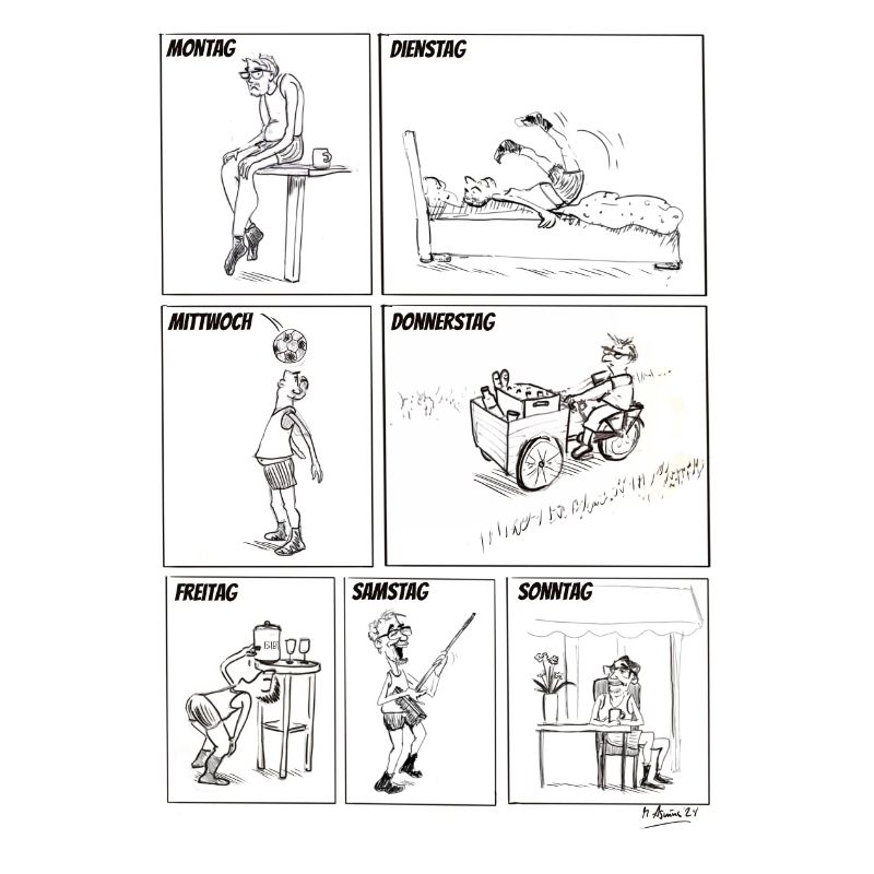 Woche im comic